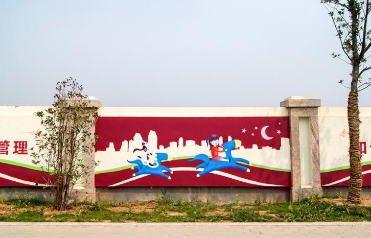 [文化墙]宁德汇景商业街文化墙彩绘